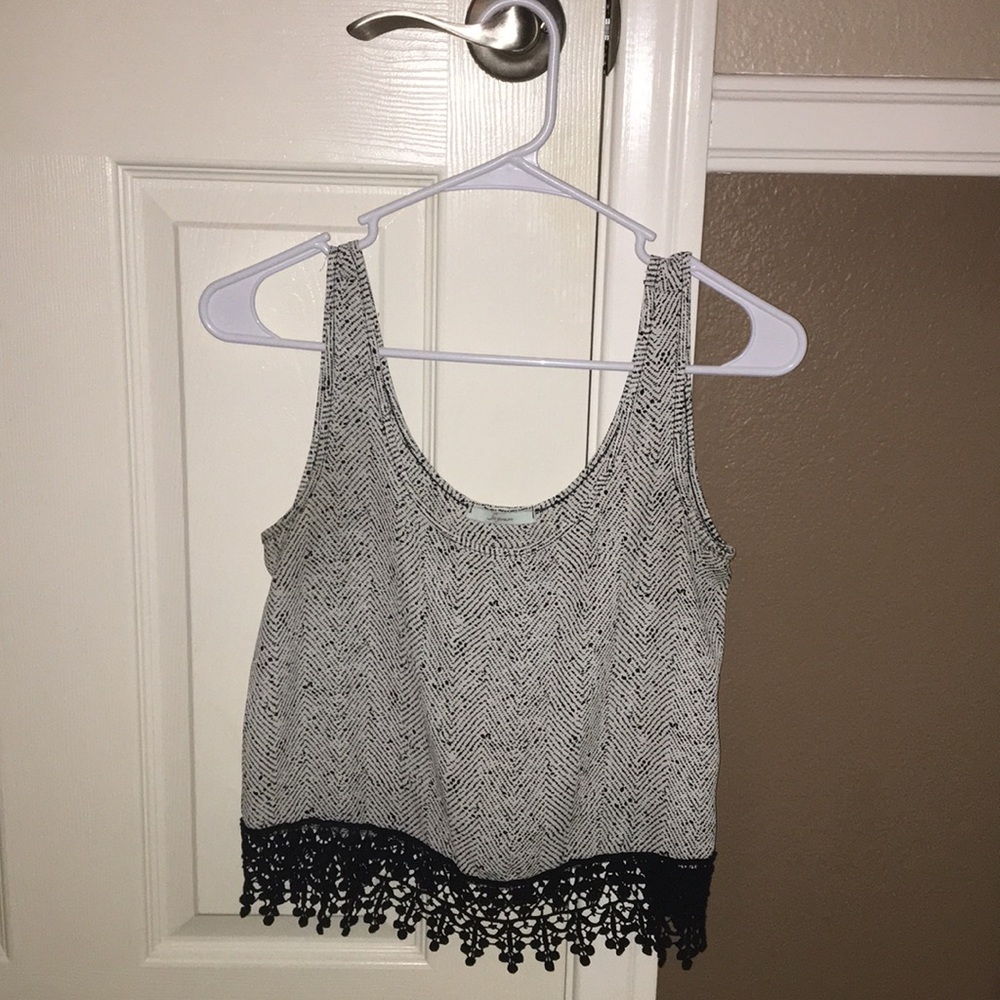 Black and White Tank Top